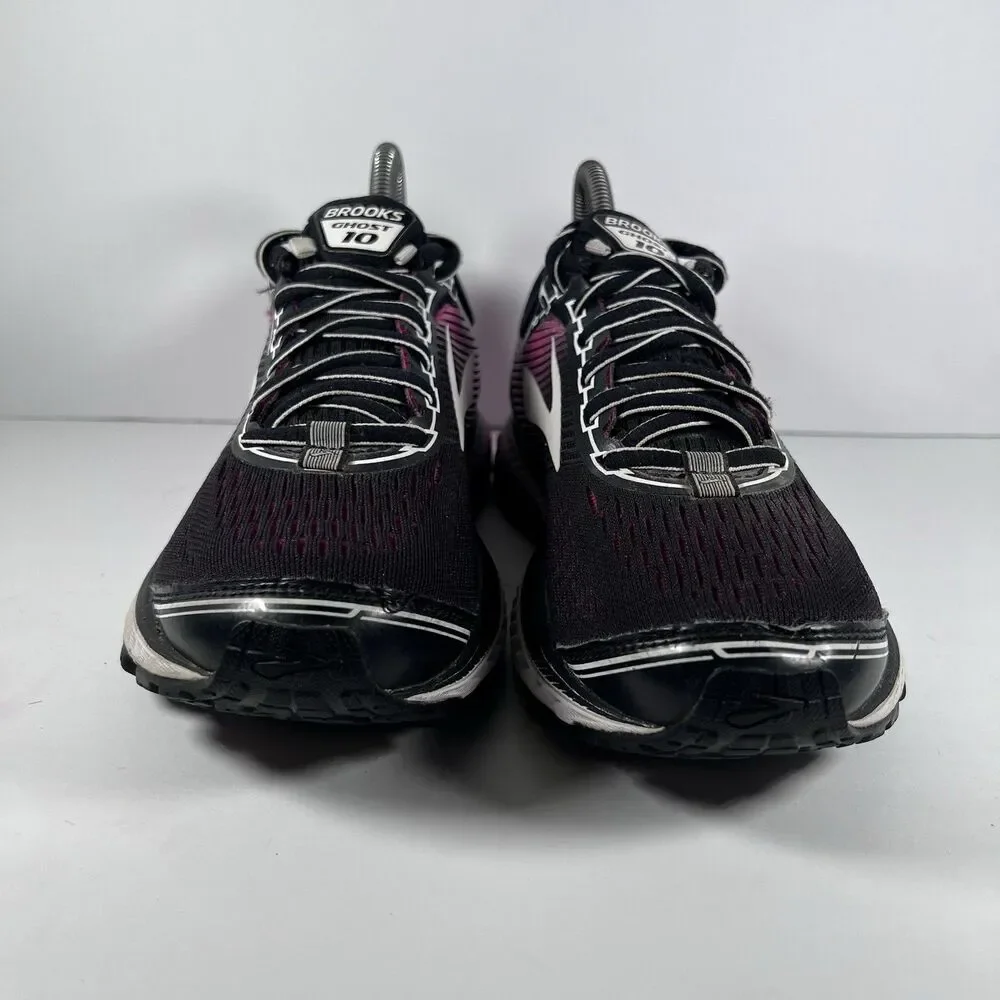 Brooks Ghost 10 Lace Up Athletic Running Shoes Sneakers Women's Size 8 - Picture 2 of 8